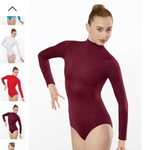 Weissman burgundy leotard